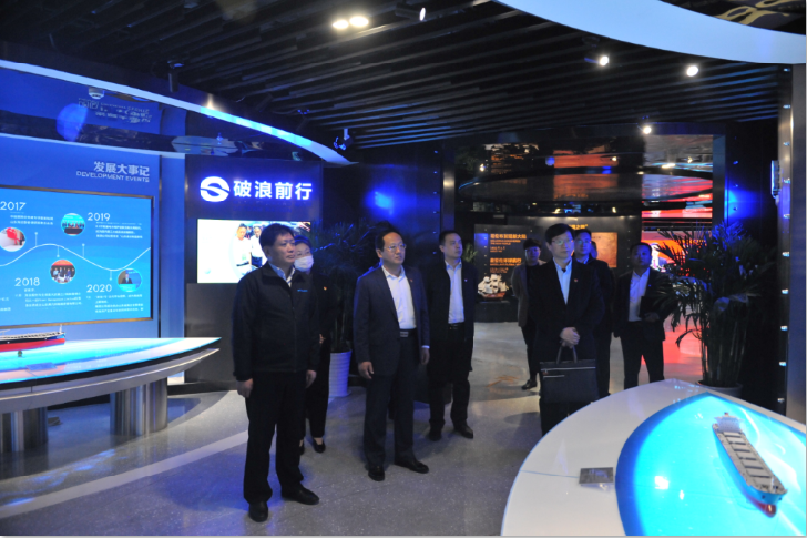 山东国惠纪委赴山东机场和 海洋集团交流学习