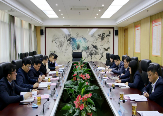 山东国惠纪委赴山东机场和 海洋集团交流学习